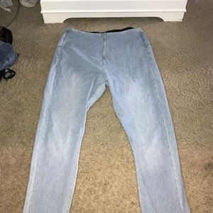 Light blue stretchy jeans